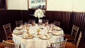 mesa bodas de ouro